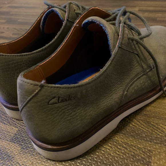 Clarks olive/grey shoes - Picture 3 of 5